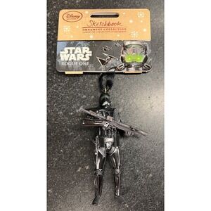 Disney Store Star Wars Imperial Death Trooper SKETCHBOOK ORNAMENT Rogue One NIB